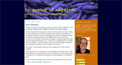 Desktop Screenshot of inpraiseofsardines.com